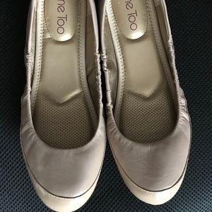 ME TOO ballet flats beige 7.5M leather. Lovely!!